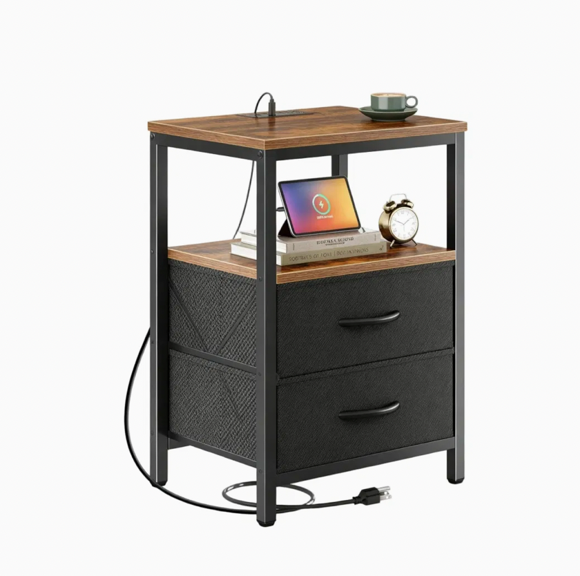 Modern Charging Drawer Chest Cabinet