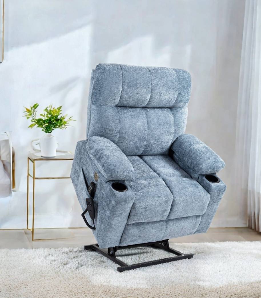 Modern Electric Recliner Sofa with Massage Function