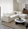 Italian-Inspired Modular L-Shape Linen Sofa